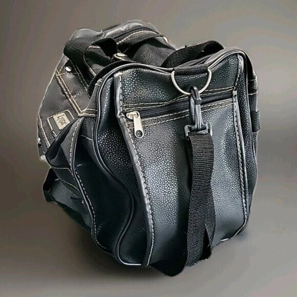 Lynx Cross Body Bag Over-Night Carry-On Camera Bag Gym Black - Picture 3 of 11